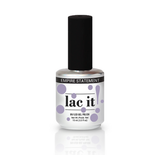 en Vogue Lac it! Empire Statement muted lavender UV/LED gel polish for professional nails and extensions shown in bottle