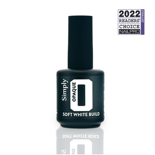 en Vogue CBS Build Opaque milky, semi-transluscent white self-levelling hard gel for Professional nails and extensions bottle