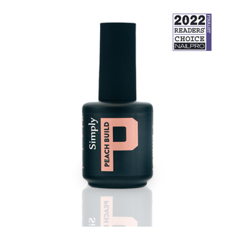 en Vogue CBS Build Peach medium warm neutral self-levelling hard gel for Professional nails and extensions bottle