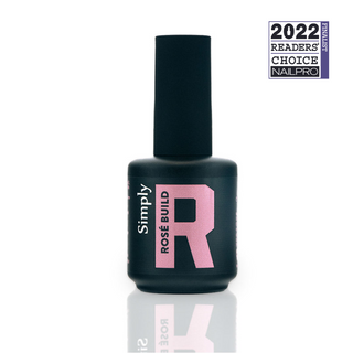 en Vogue CBS Build Rose medium dusty pink self-levelling hard gel for Professional nails and extensions bottle