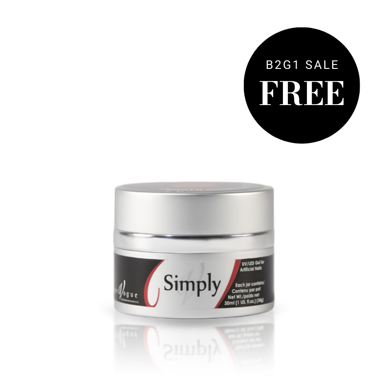 Simply Medium Build Self Leveling Hard Nail Gel - White | En Vogue – en ...