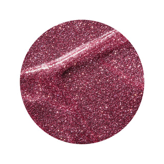 en Vogue first kiss glitter gel polish with microglitter for professional nails and extensions swatch