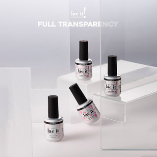 en Vogue full-transparency sheer nail polish kit for professional nail sculpting and extensions