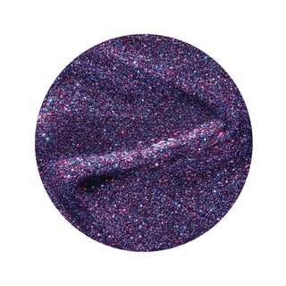 en Vogue mon-cheri purple, blue and magenta microglitter gel polish for professional nails and extensions swatch