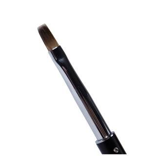en Vogue designer #4 medium, straight-edge sculpting brush for professional nail sculpting, manicures and extensions up close