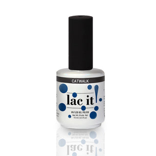 en Vogue Lac It! Catwalk navy blue jelly UV/LED gel nail polish for professional nails and extensions bottle