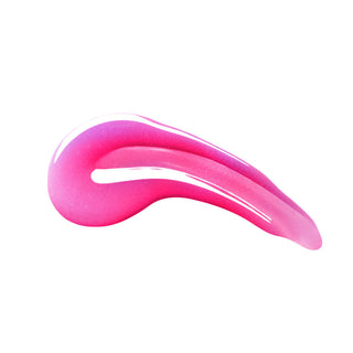 en Vogue Lac It! Cerise pearly hot pink with an icy fuscia iridescent shimmer UV/LED gel nail polish for professional nails and extensions swatch