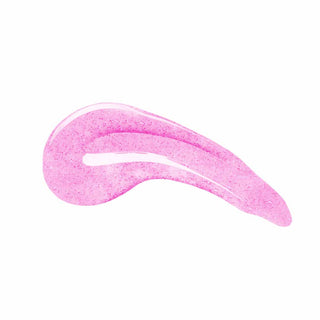 en Vogue Lac It! Ethereal baby pink jelly with gold and pink micro-glitters UV/LED gel nail polish for professional nails and extensions swatch
