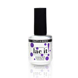 en Vogue Lac It! Frutti Di Bosco vibrant grape crème UV/LED gel nail polish for professional nails and extensions bottle