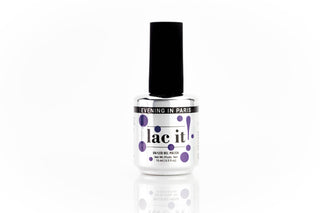 en Vogue Lac It! Evening In Paris warm, rich purple with a pearlescent finish UV/LED gel nail polish for professional nails and extensions bottle
