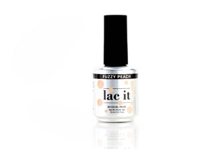en Vogue Lac It! Fuzzy peach crème UV/LED gel nail polish for professional nails and extensions bottle