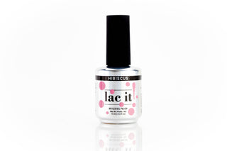 en Vogue Lac It! Hibiscus bubblegum pink crème UV/LED gel nail polish for professional nails and extensions bottle