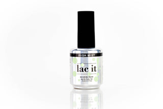 en Vogue Lac It! Irish Mist pastel lime green crème UV/LED gel nail polish for professional nails and extensions bottle