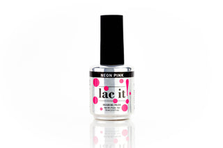 en Vogue Lac It! Neon pink vibrant neon pink crème UV/LED gel nail polish for professional nails and extensions bottle