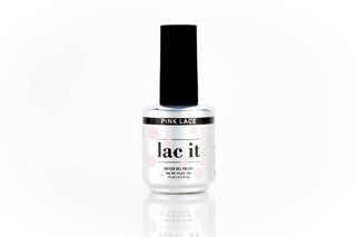en Vogue Lac It! Pink Lace light warm baby pink crème UV/LED gel nail polish for professional nails and extensions bottle