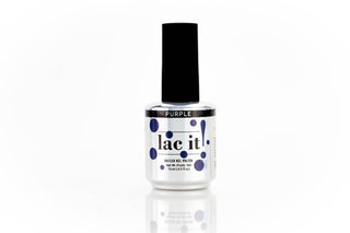 en Vogue Lac It! Purple true, classic rich purple crème UV/LED gel nail polish for professional nails and extensions bottle