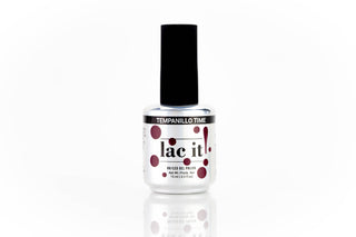 en Vogue Lac It! Tempranillo Time deep cherry plum crème UV/LED gel nail polish for professional nails and extensions bottle