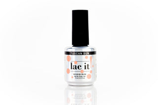 en Vogue Lac It! Tuscan Sun neon peach crème UV/LED gel nail polish for professional nails and extensions bottle