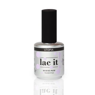 en Vogue Lac It! Utopia pastel lavender jelly crème UV/LED gel nail polish for professional nails and extensions bottle