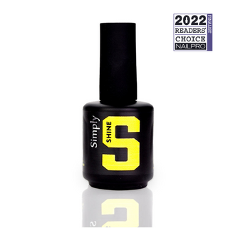 en Vogue CBS shine no-wipe hard gel top coat sealer with a high gloss finish for Professional nails and extensions bottle